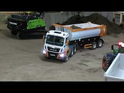 Volvo EC480EL loads sorted material from the silo