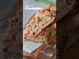 Got abundance of 🍓- Make this Quick Strawberry Bread #egglessbaking #bakingforbeginners #shorts