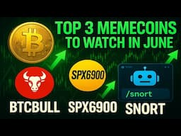 Top 3 Memecoins to Watch in June 2025: BTCBULL, SPX6900 & SNORT Exploding!