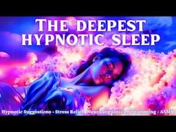 Deep Sleep Hypnosis: Chronic Stress, Burnout & Anxiety Relief - ASMR -  NLP- Rewire While You Sleep