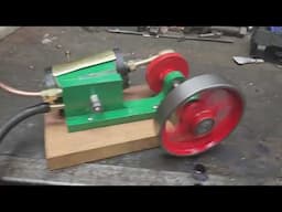 Homemade model steam engine