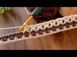 Super easy Crochet Pattern for beginners!  ️👍 Crochet Sewing for Baby Blanket, Bag and Scarf