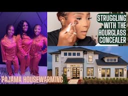 My nurse friend bought a 5 bedroom home + grwm housewarming + hourglass concealer patchy?
