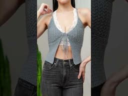 Easy DIY Crochet Tank Top Cardigan for Beginners!