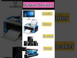 Output devices in computer #cbsecomputereducation #computerskills #outputdevices #computer #output