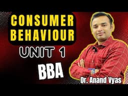 Consumer behaviour | Unit 1 Lecture | BBA | Meaning Importance of Consumer behaviour | CCSU