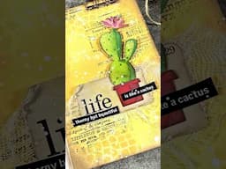 🌵 cactus themed | oxides, died and more #artjournal