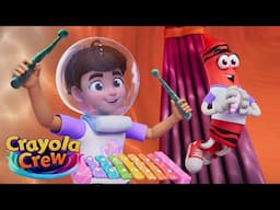 Making Fun Music With Friends! | Crayola Crew Fun & Imaginative Cartoons for Kids