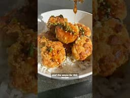 mushroom & tofu patties with garlic sauce! 🧄 #garlic #sauce #vegetarian #veganrecipes