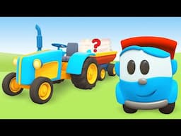 🔵 Car cartoon for kids! LEO THE TRUCK & Street vehicles for kids 🔵 Cars and trucks LIVE