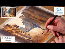 Simple Street Scene - Preview with Tom Shepherd School Of Watercolour
