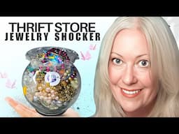 Jewelry Jar Opening With Me from Thrift Shop: Vintage Haul of Gold Silver Costume Jewelry WORTH IT?
