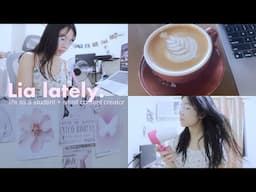 Lia lately 🌸: survive finals with me, productivity habits, first paid collab?