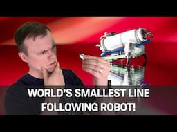 World’s Smallest Line Following Robot… Maybe? Using TI MSPM0 MCUs