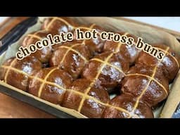 Chocolate Hot Cross Buns with a Zesty Twist | Must-Try Easter Bake!