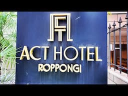 Hidden Gem in Roppongi, Tokyo! 🌸 Night Walk, Don Quijote, Famous Udon & Hotel Stay | Act Hotel