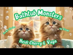Fun Bedtime Story For Kids | Heidi Cherry & Vaya - Bathtub Monsters