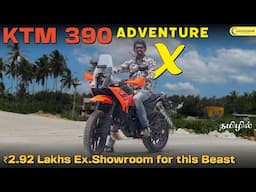 2025 KTM 390 Adventure X - Power Packed ADV Bike in India? | Tamil Review | Chakkaram