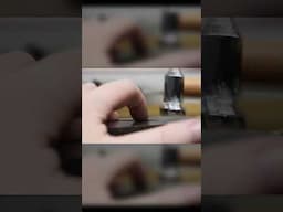Jeweler shows how close professionals get to hammering their fingers