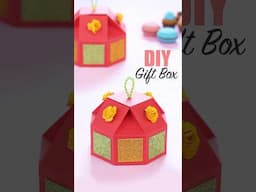 DIY Paper Gift Box | Paper Craft | Craft #papercraft #craft #diy