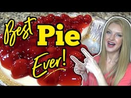 No-Bake CHERRY CREAM CHEESE PIE RECIPE You Will LOVE!😋