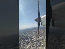 UNI AIR 立榮航空 B7-8721航班 B-17017 ATR72-600 松山-台東 右邊山側 窗景