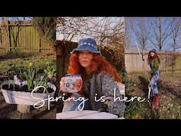 SPRING IS HERE🌷 Thrifting Vintage Gems & Tulip Garden Progress