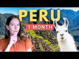 1 Month PERU Travel Itinerary 🇵🇪🦙 | EPIC Coast, Andes, Amazon and Altiplano Day by Day Guide!