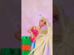 Barbie’s Wig Secret EXPOSED! Total Drama Ensues! 🤯💔 #dollhack #funny