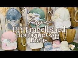 Turn Basic Caps into Boutique-Worthy Accessories #diy #boutique