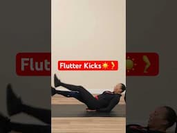 Flutter kicks ☀️🦵 #fitnessmotivation #flutterkicks #mobility