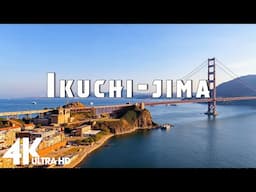 FLYING OVER Ikuchi-jima ISLAND (4K UHD) - Amazing Beautiful Nature Scenery with Relaxing Music