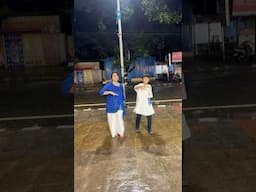 It’s raining ☔️ and we are in mood 🥰 #naveenavlogs #funny #love #momnson #raindance