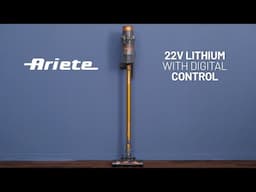 22V Lithium Digital Panel - Electric Broom - Ariete 2704 Orange