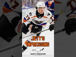 Ian Laperriere’s been very impressed with Jett Luchanko so far