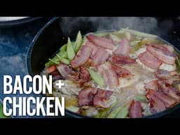 Try this Bacon Chicken Dutch Oven with us!