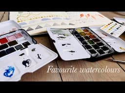 Unique & Beautiful Watercolours ✿ My Top 10 Favourite Deep Deep Light Colours of 2025