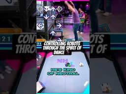Fighting robots with a Dance Dance Revolution pad