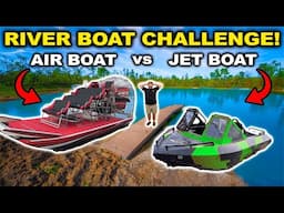 1v1 FACEBOOK Marketplace RIVER Boat Challenge!!! (I Blew It Up…)