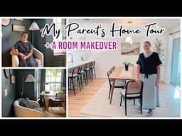My Parent's Home Tour + Our Office Makeover | Color Drenching a Room
