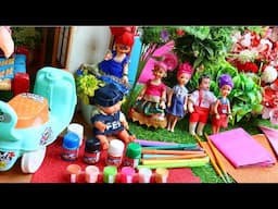 Barbie Doll All Day Routine In Indian Village/Radha Ki Kahani Part -544/ Barbie Doll Bedtime story||