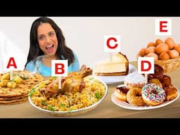 A TO Z Alphabet Food Challenge in 60 Minutes 😱😱 | Anjali V/S Hunny