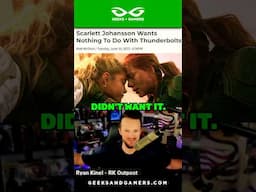 Scarlett Johansson Wants Nothing To Do With Thunderbolts 🤣