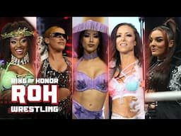 Serena Deeb, Leila Grey, Taya Valkyrie, Purrazzo & Aminata enter ROH Women's Pure Title Tournament!
