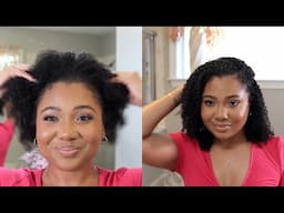 NATURAL HAIR TRANSFORMATION *My New Hair Routine saved the day* ft. Betterlength