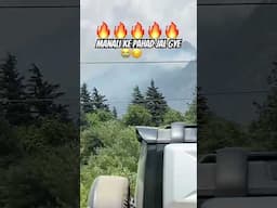Manali mein pahad par lagi aag.