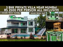Villa near Mumbai and Vapi for Staycation | 3 BHK Villa in Dahanu