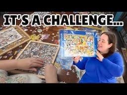 My 5000 Piece Puzzle Update // Trying to do at least 30 minutes a day!