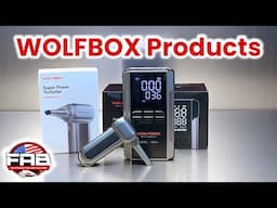 WOLFBOX Portable 3000A Jump Starter/Inflator and Super Power Turbo Fan Review!