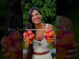 Tropical Rainbow Sorbet 🍨🌈✨ Best Raw Vegan Ice Cream Recipe!